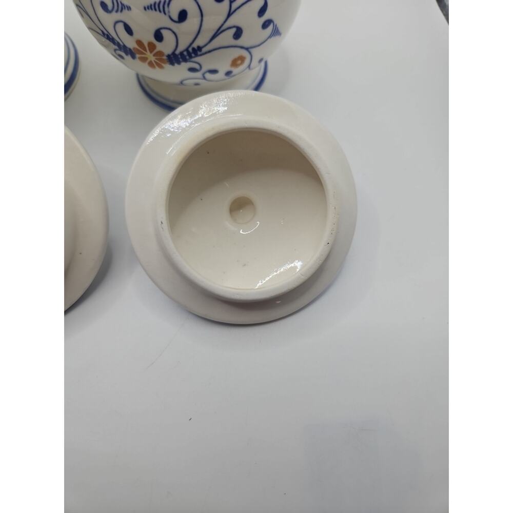 Vintage Royal Sealy Heritage Tea And Coffee Canister Set Of 2 Large Medium - Picture 10 of 11